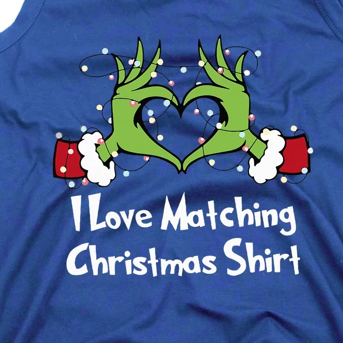 Funny Couple Christmas I Love Matching Christmas Xmas Tank Top