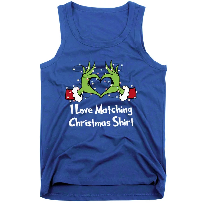 Funny Couple Christmas I Love Matching Christmas Xmas Tank Top