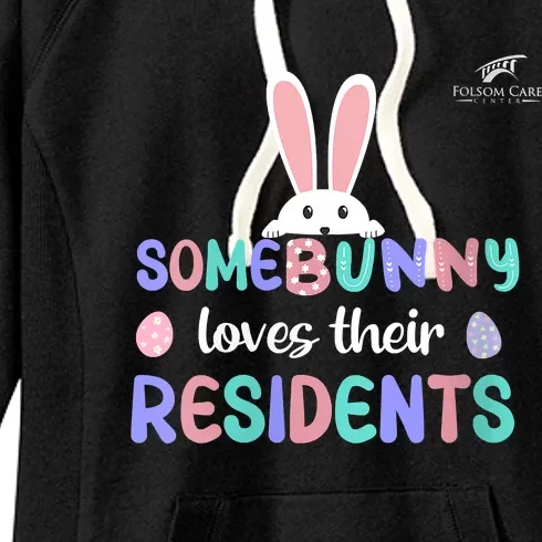 Folsom Care Center Easter Bunny Nursing Home Women's Fleece Hoodie