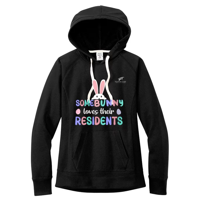 Folsom Care Center Easter Bunny Nursing Home Women's Fleece Hoodie