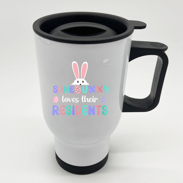 Folsom Care Center Easter Bunny Nursing Home Front & Back Stainless Steel Travel Mug