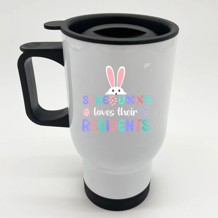 Folsom Care Center Easter Bunny Nursing Home Front & Back Stainless Steel Travel Mug