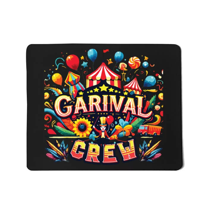 Funny Carnival Crew Circus Party Staff Costume Mousepad