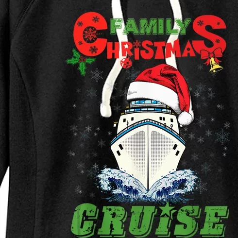 Family Christmas Cruise , Wo, Girls and Boy Sailing Women's Fleece Hoodie