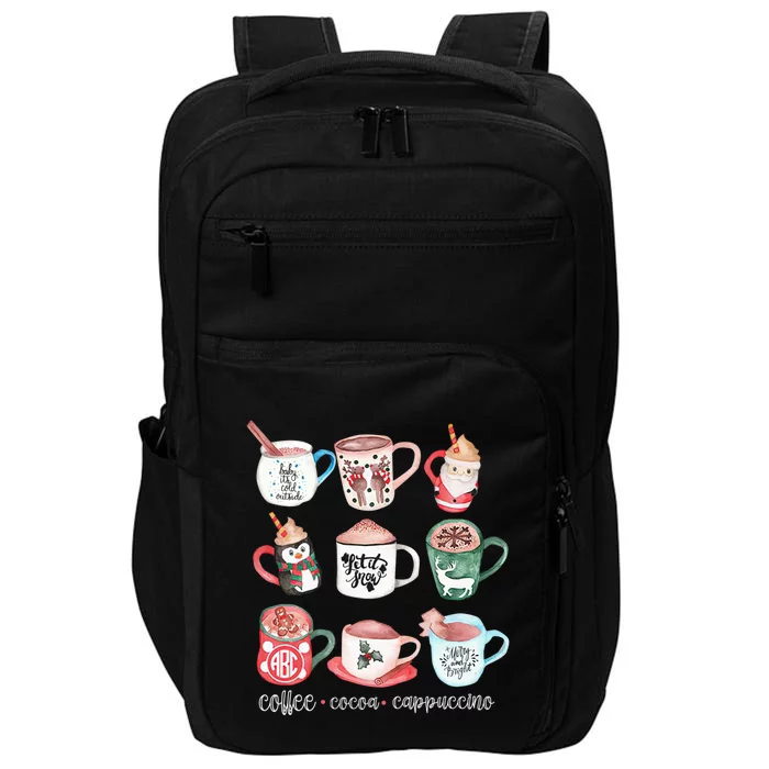 Funny Cute Christmas Mugs Hot Cocoa Coffee Cappuccino Great Gift Impact Tech Backpack