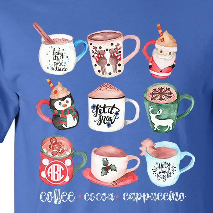 Funny Cute Christmas Mugs Hot Cocoa Coffee Cappuccino Great Gift Tall T-Shirt