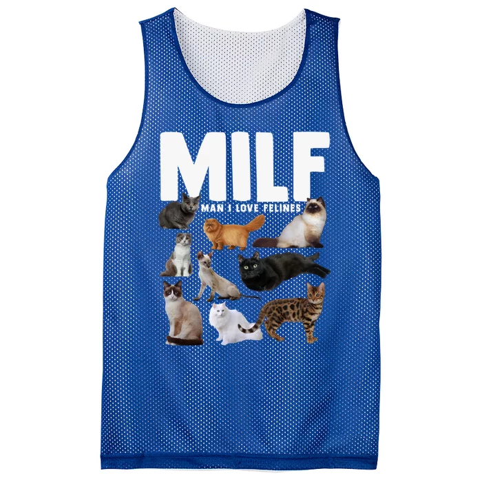 Funny Cats Cool Gift Mesh Reversible Basketball Jersey Tank