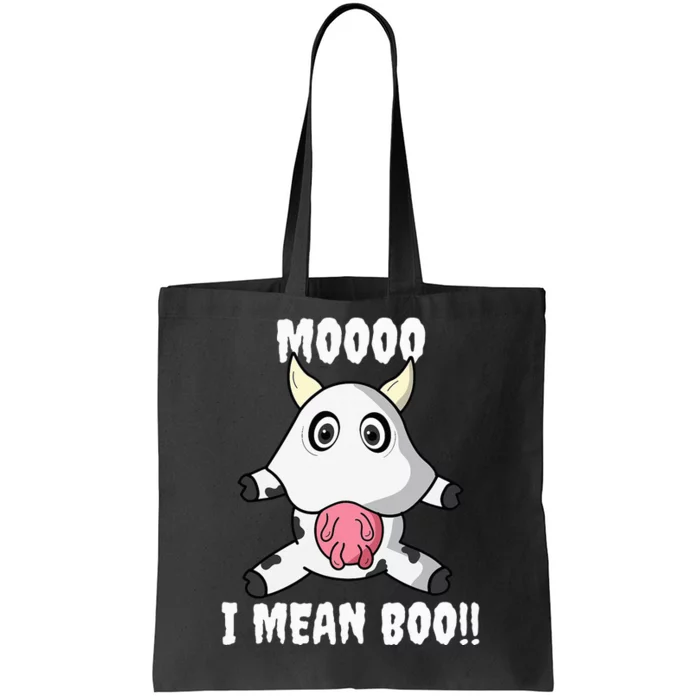 Funny Cow Costume Halloween Party Outfit Tote Bag