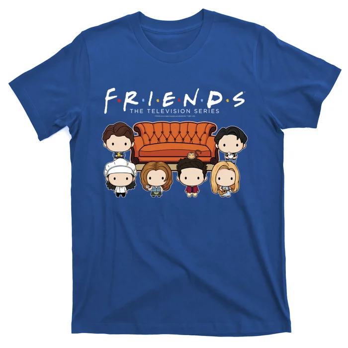 Friends Chibi Couch Crew Logo T-Shirt