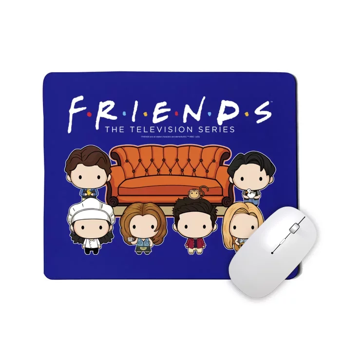 Friends Chibi Couch Crew Logo Mousepad