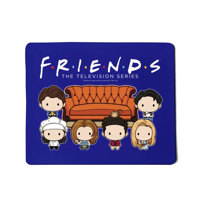 Friends Chibi Couch Crew Logo Mousepad