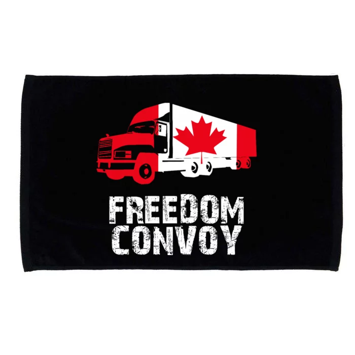 Freedom Convoy Canadian Truckers Microfiber Hand Towel