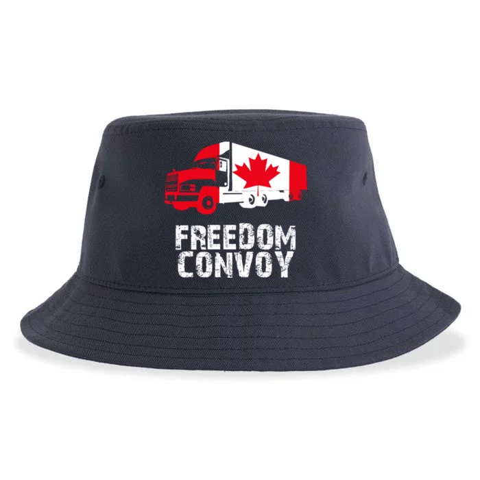 Freedom Convoy Canadian Truckers Sustainable Bucket Hat