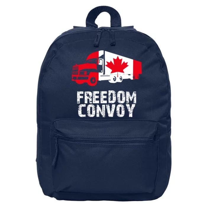 Freedom Convoy Canadian Truckers 16 in Basic Backpack