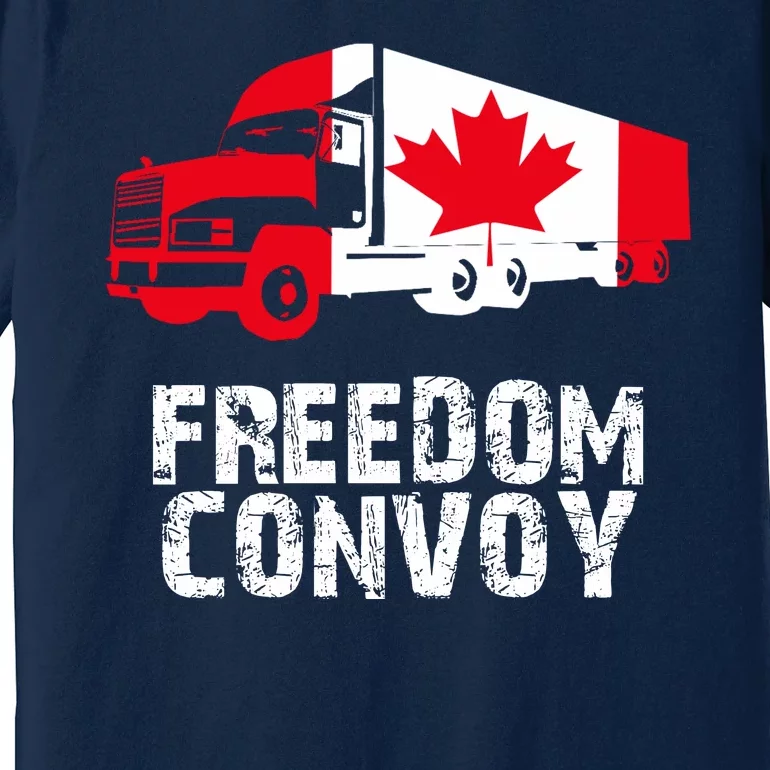 Freedom Convoy Canadian Truckers Premium T-Shirt