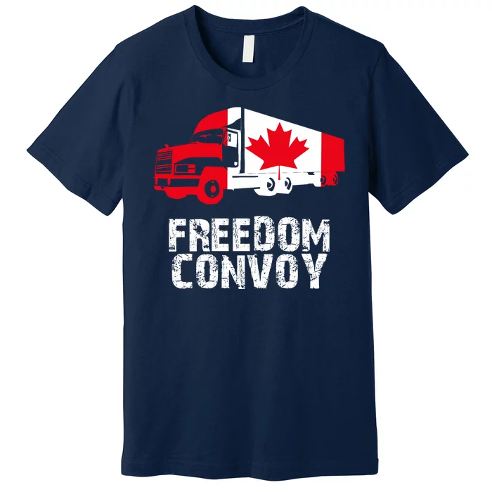 Freedom Convoy Canadian Truckers Premium T-Shirt