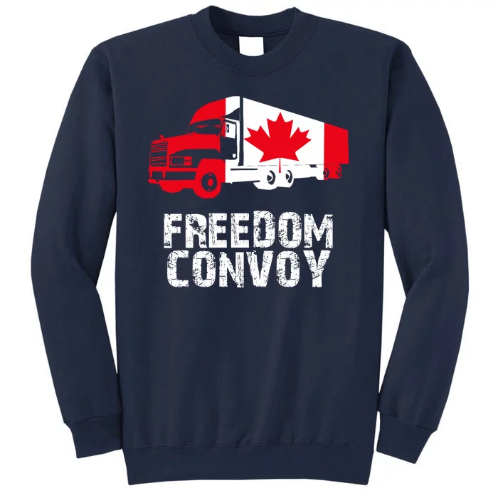 Freedom Convoy Canadian Truckers Tall Sweatshirt