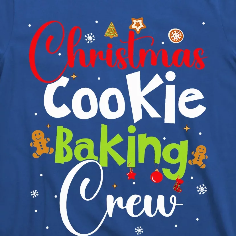 funny Christmas Cookie Baking Crew Funny gingerbread Xmas T-Shirt