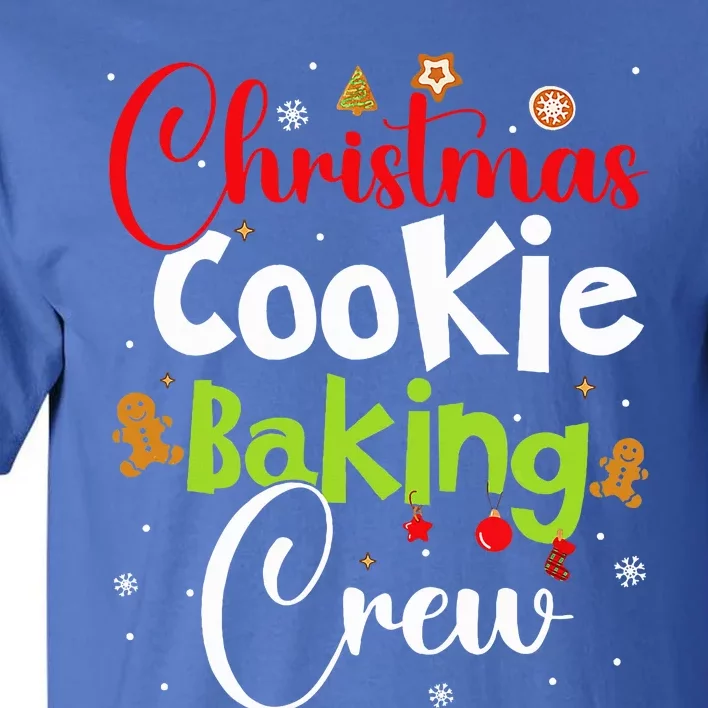 funny Christmas Cookie Baking Crew Funny gingerbread Xmas Tall T-Shirt