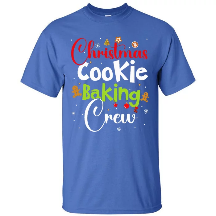 funny Christmas Cookie Baking Crew Funny gingerbread Xmas Tall T-Shirt