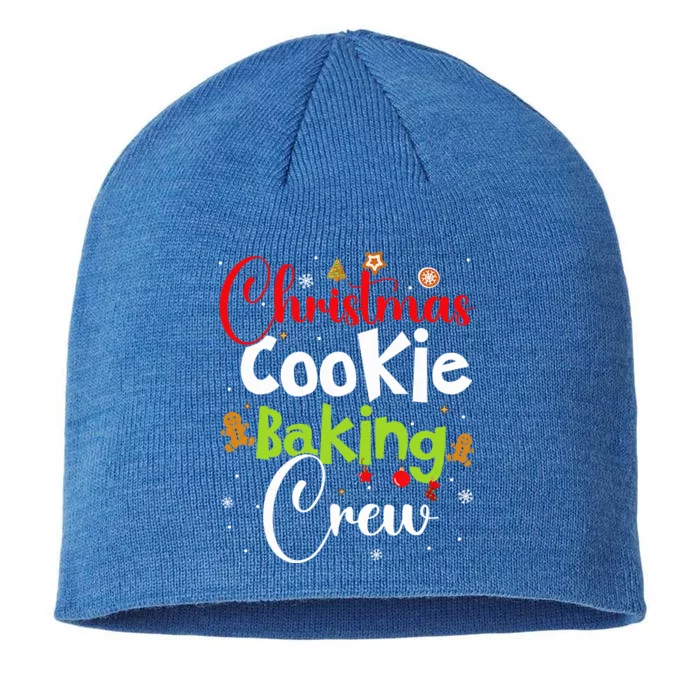 funny Christmas Cookie Baking Crew Funny gingerbread Xmas 8 1/2in Sustainable Knit Beanie