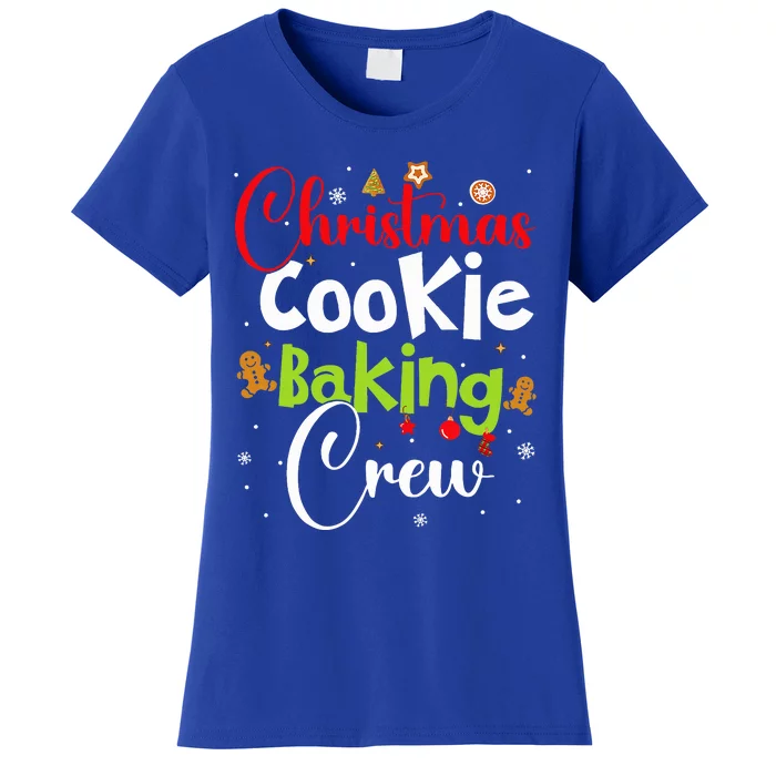 funny Christmas Cookie Baking Crew Funny gingerbread Xmas Women's T-Shirt