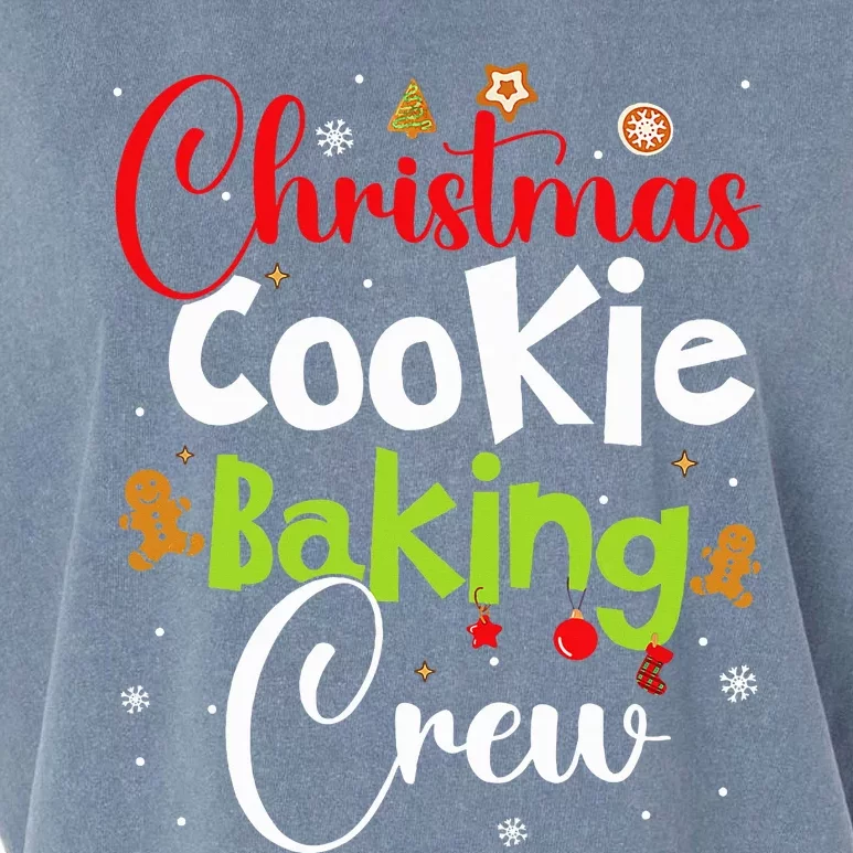 funny Christmas Cookie Baking Crew Funny gingerbread Xmas Garment-Dyed Women's Muscle Tee