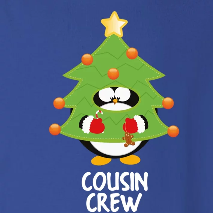 Funny Cousin Crew Christmas Tree Xmas Penguin Cute Gift Toddler Long Sleeve Shirt