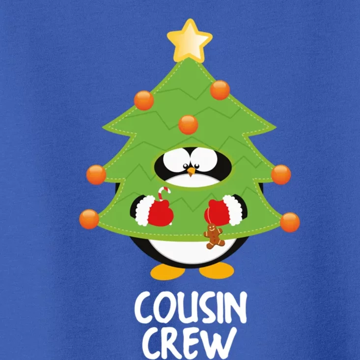 Funny Cousin Crew Christmas Tree Xmas Penguin Cute Gift Toddler T-Shirt