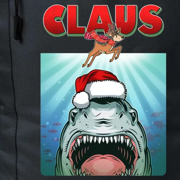 Funny Christmas Claus Shark Reindeer Daily Commute Backpack