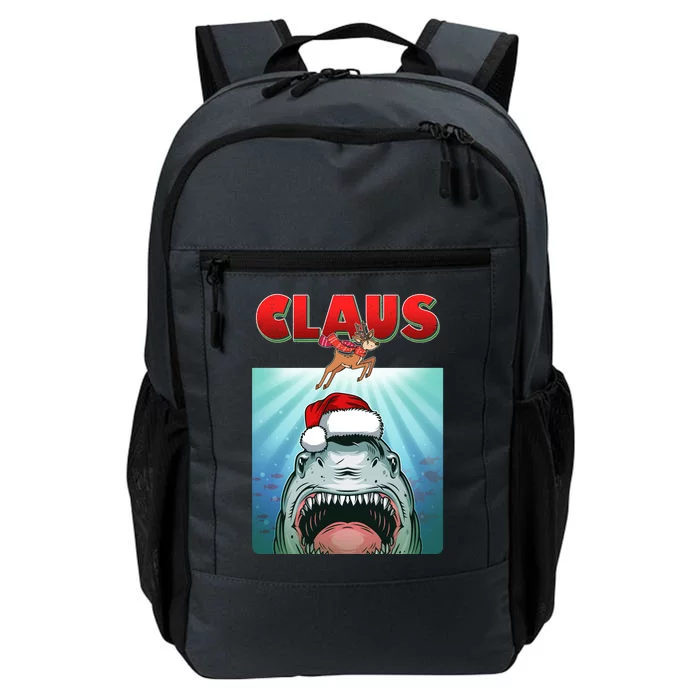 Funny Christmas Claus Shark Reindeer Daily Commute Backpack