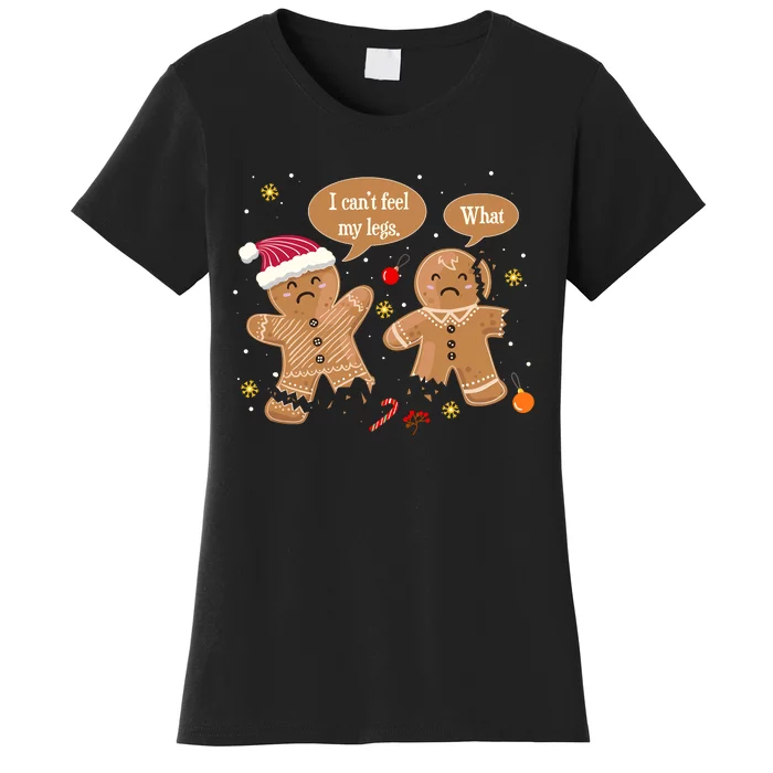 Funny Christmas Cookie Gingerbread Oh Snap Baking Team Baker Women's T-Shirt