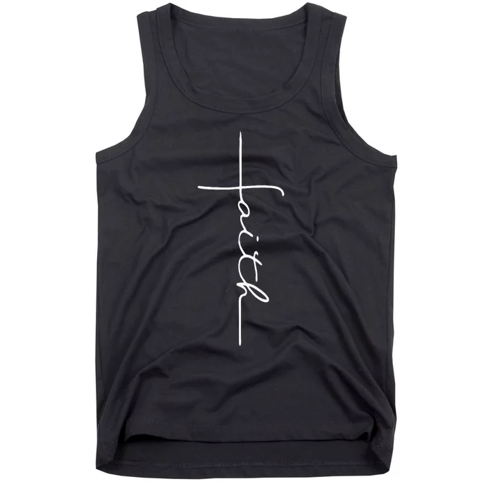 Faith Cross Christian For Men Women Kids Tank Top