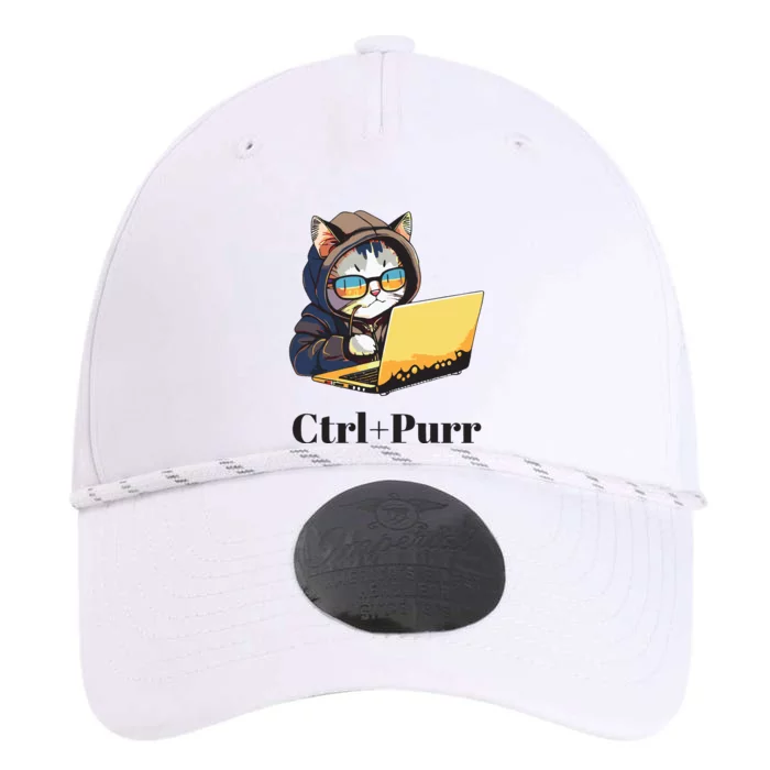 Funny Cat Ctrl+Purr Performance The Dyno Cap