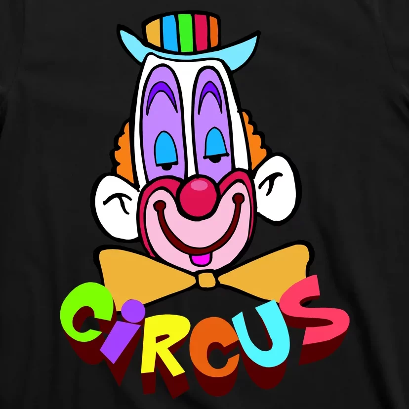 Funny Clown Circus Face Funny Retro T-Shirt