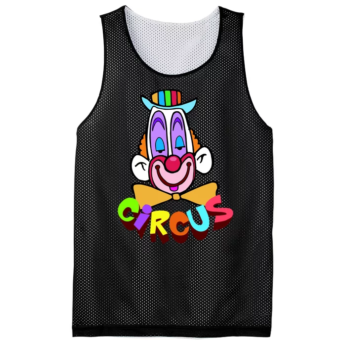 Funny Clown Circus Face Funny Retro Mesh Reversible Basketball Jersey Tank