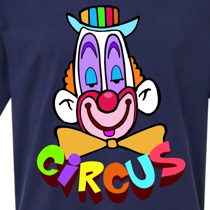 Funny Clown Circus Face Funny Retro Sueded Cloud Jersey T-Shirt