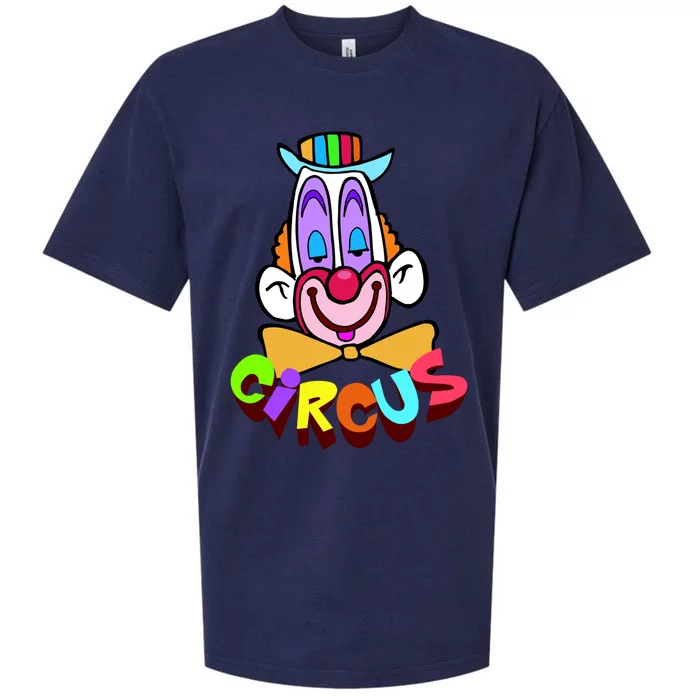 Funny Clown Circus Face Funny Retro Sueded Cloud Jersey T-Shirt