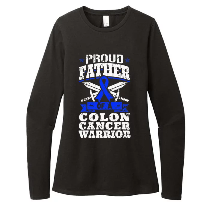 Funny Colon Cancer Survivor Cancer Awareness Ribbon Womens CVC Long Sleeve Shirt