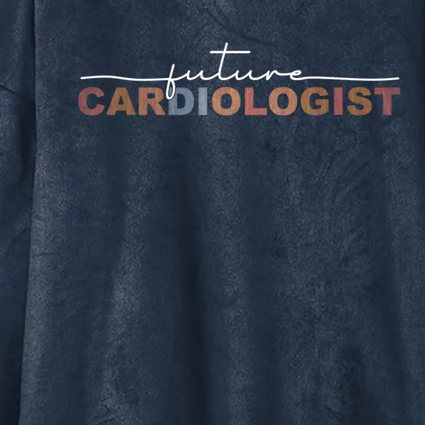 Future Cardiologist Cardiology Medical Assistant Gift Hooded Wearable Blanket