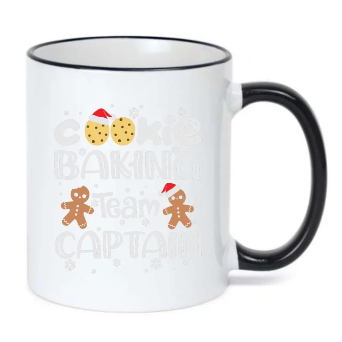 Funny Christmas Cookie Baking Team Captain Gingerbread Xmas Black Color Changing Mug