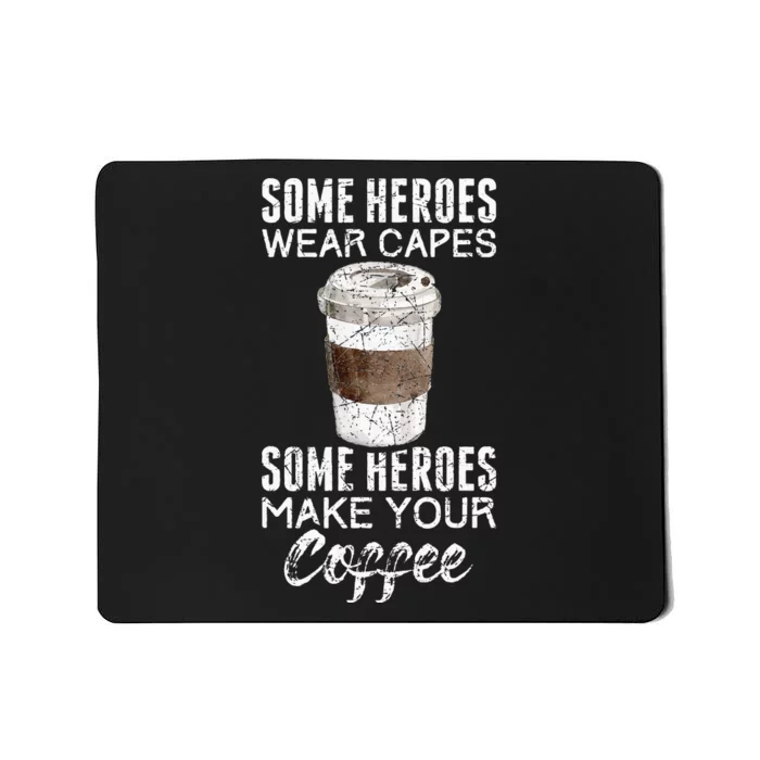 Funny Coffeemaker Coffee Lover Gift Idea Barista Mousepad