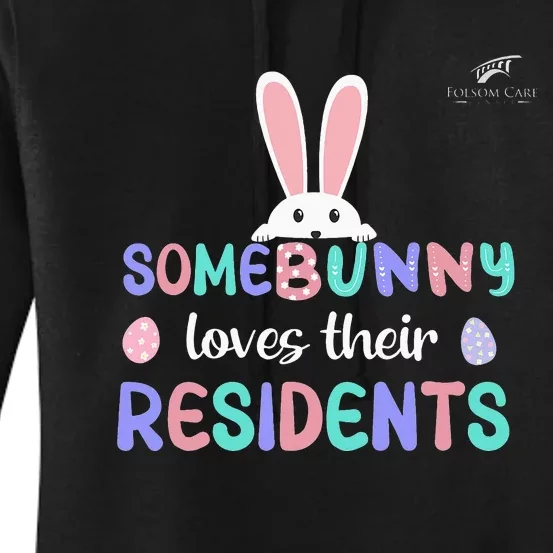 Folsom Care Center Easter Bunny Nursing Home Women's Pullover Hoodie