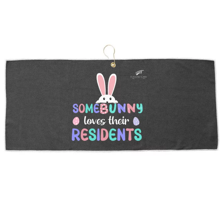 Folsom Care Center Easter Bunny Nursing Home Large Microfiber Waffle Golf Towel