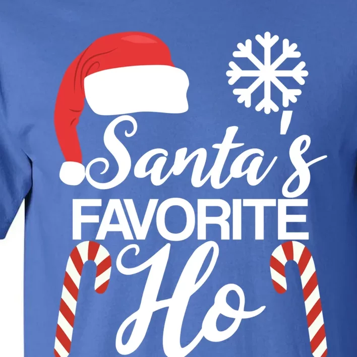 Funny Christmas Claus Family Pajama Santas Favorite Ho Gift Tall T-Shirt