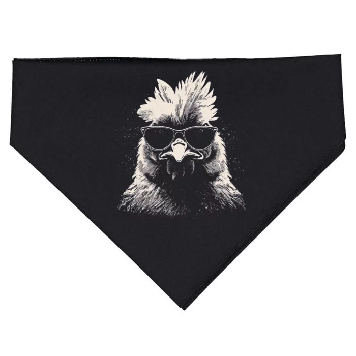 Funny Chicken cool Graffiti Urban art street USA-Made Doggie Bandana