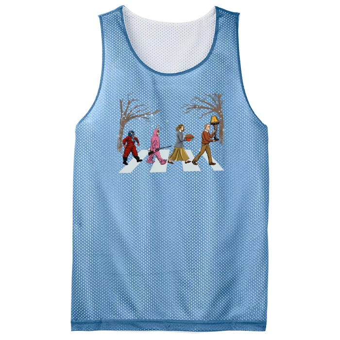 Funny Classic Christmas Story Road Mesh Reversible Basketball Jersey Tank