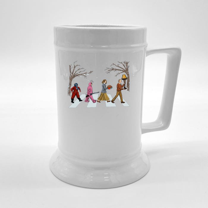 Funny Classic Christmas Story Road Front & Back Beer Stein