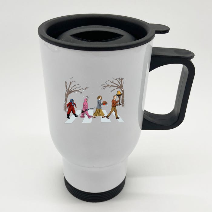 Funny Classic Christmas Story Road Front & Back Stainless Steel Travel Mug