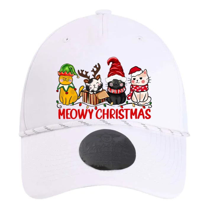 Funny Christmas Cats Cute Kitten Cats Santa Hat Xmas Performance The Dyno Cap